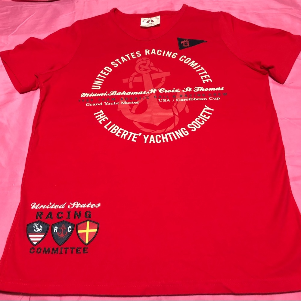 Red Tag Brand United States Racing Comittee 1989 Team Aquatic Sail & Racing Crew